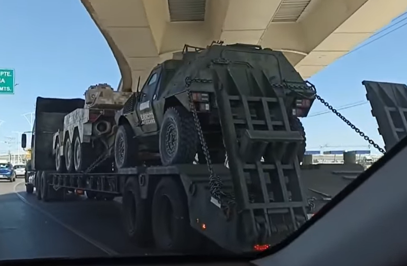 Arriban a Zacatecas vehículos blindados y artillados del Ejército