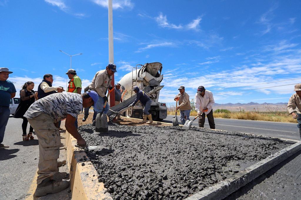 Supervisa alcalde Saúl Monreal, avance en obra pública en Fresnillo
