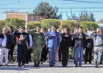 Saúl Monreal Ávila realiza homenaje por el 217 aniversario