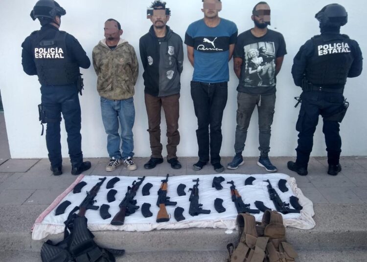Capturan a 14 presuntos delincuentes en el sureste zacatecano