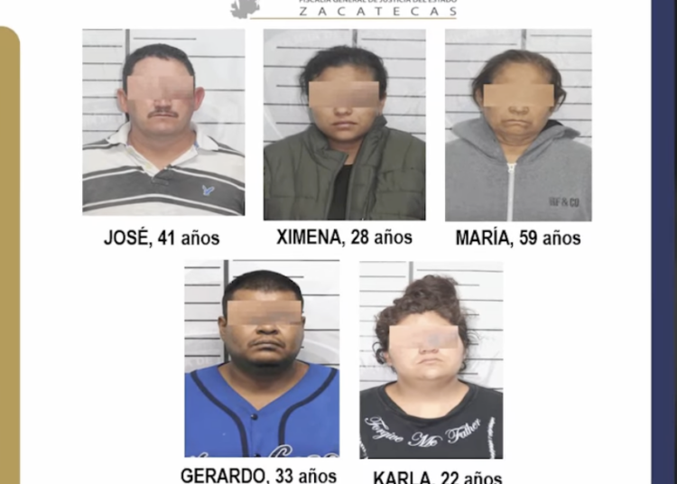 Detienen a una red de secuestradores que operaba en Zacatecas