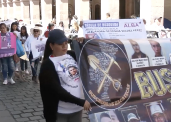 Madres zacatecanas exigen a las autoridades que busquen a sus hijos desaparecidos