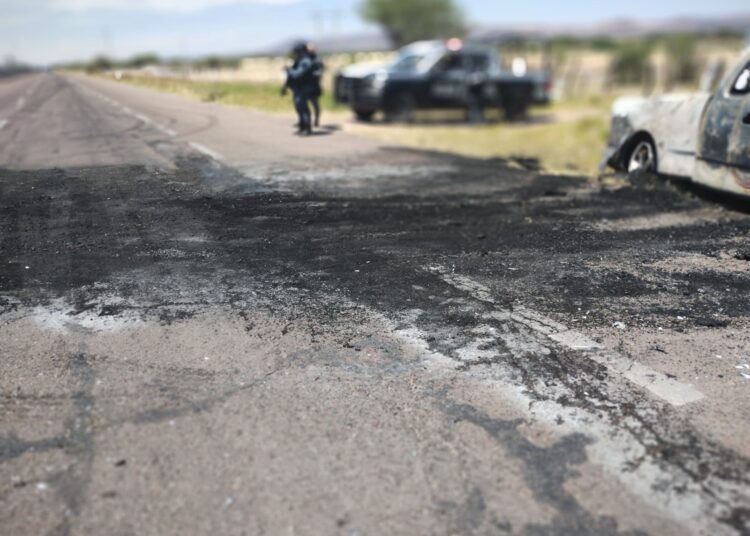 Bloqueos carreteros en diferentes puntos de Zacatecas