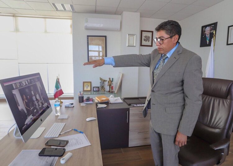 Protesta Saúl Monreal como presidente de la Red de municipios por la salud