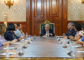 La última reunión de AMLO con actual gabinete en Palacio Nacional, previo a renuncias