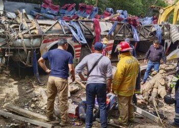 Suman 29 muertos tras volcadura en Oaxaca