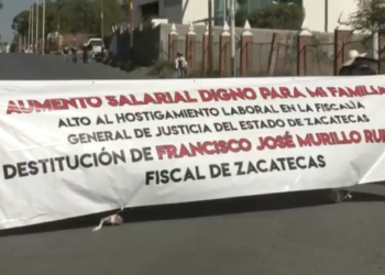Trabajadores de FGEZ exigen la renuncia del fiscal Francisco Murillo