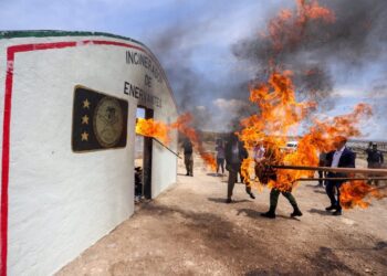 Queman 163 kilos de enervantes en Fresnillo