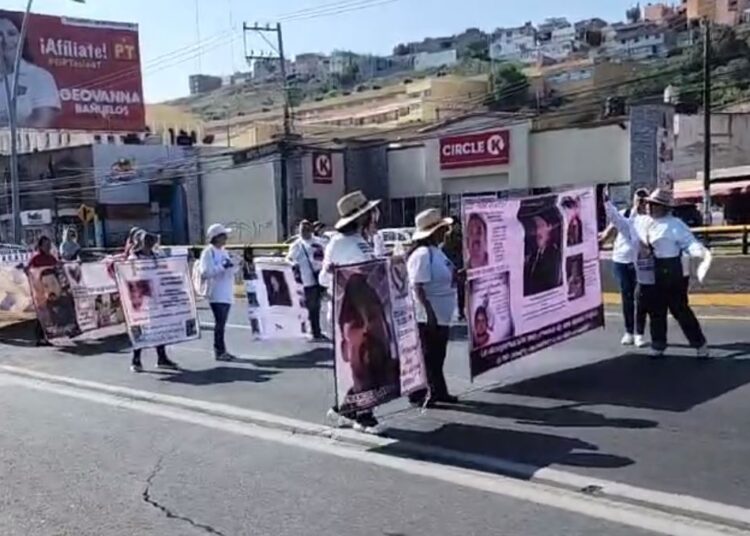 Familiares de personas desaparecidas marchan en Zacatecas