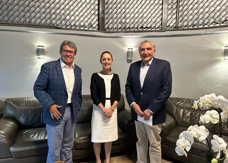 Nombra Claudia Sheinbaum a Ricardo Monreal como coordinador de Organización de su campaña