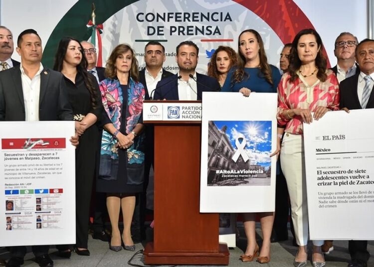 Tras asesinato de jóvenes, exigen Diputados a Gobierno cumplir con seguridad en Zacatecas