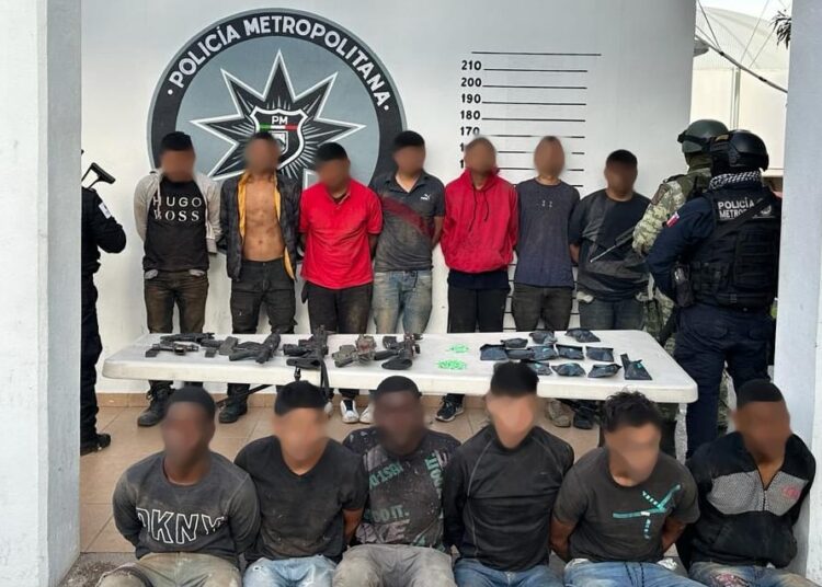 Colombianos entre los 13 detenidos del Cartel Jalisco en Luis Moya