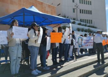 Trabajadores del Poder Judicial se manifiestan