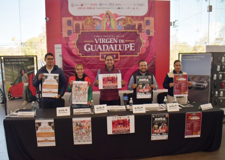 José Saldivar da a conocer el programa deportivo de la Feria de Guadalupe