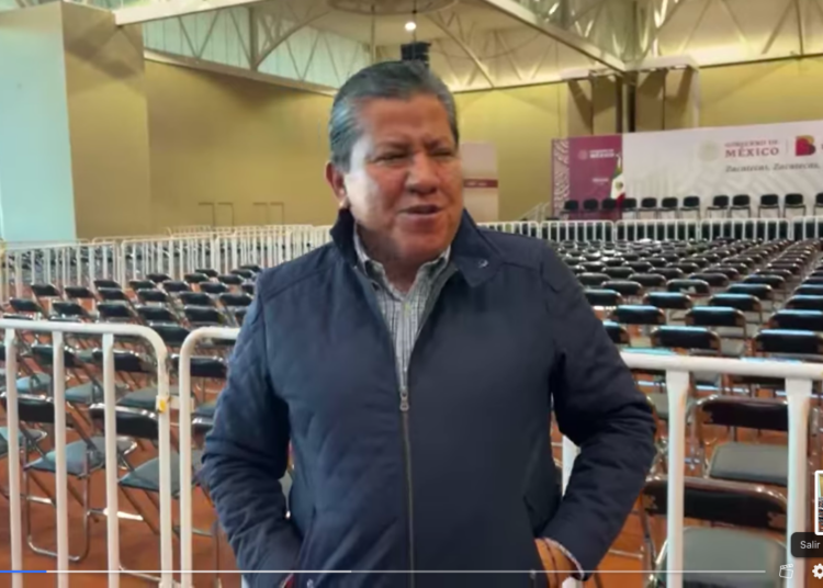 Mañana llega el “visitante de lujo”, dice el gobernador Monreal al referirse a la visita presidencial