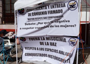 No entendemos la misoginia de quien dirige la UAZ: Leticia Torres; continúa toma de Rectoría