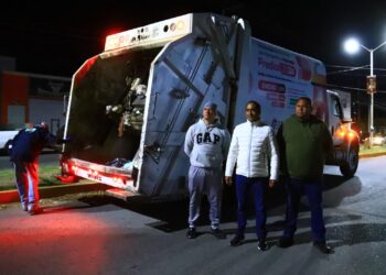 Mantiene atención Pepe Saldivar sobre recolección de basura; se levantan 180 Tons. diariamente