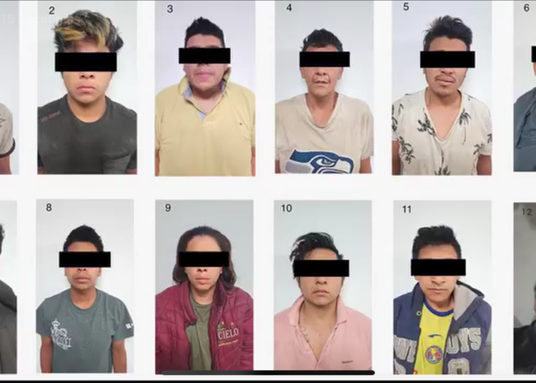 Caen 28 delincuentes de banda criminal en Zacatecas