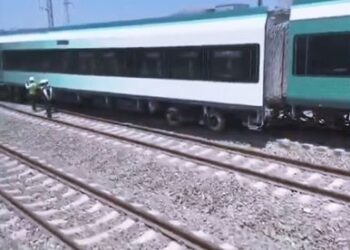 Se descarrila un vagón del Tren Maya