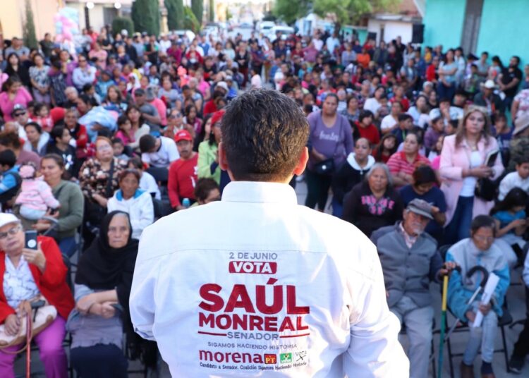 Seré la voz de los que piden seguridad, promete Saúl Monreal a fresnillenses