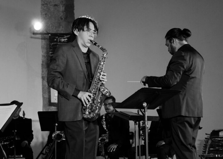 Relevante actuación en el Festival Cultural del Ensamble de Saxofones de la UAZ