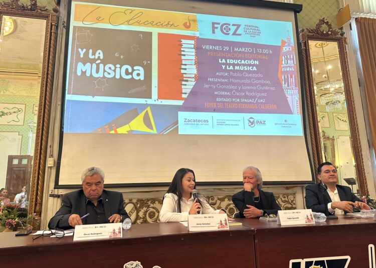 Pablo Quezada presenta su libro “La educación y la música”