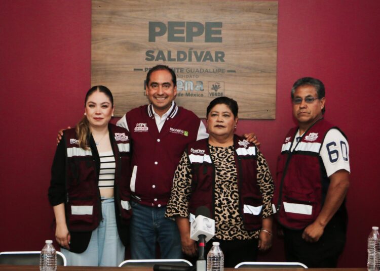Se unen candidatos del PT y PES a regidurías en Guadalupe, a la campaña de Pepe Saldivar