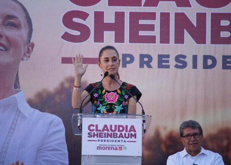 Seguridad y reactivar proyecto de presa Milpillas, compromiso en Fresnillo de Claudia Sheinbaum