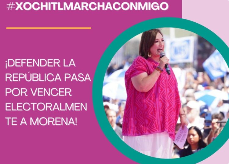 Convocan a marcha por la democracia; Xóchitl Gálvez confirma asistencia