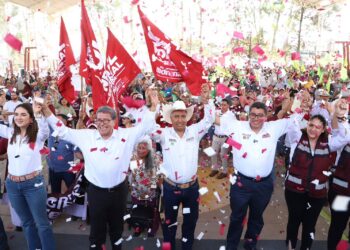 El triunfo está cercano, afirma Ricardo Monreal; apoya a candidaturas de Morena Zacatecas