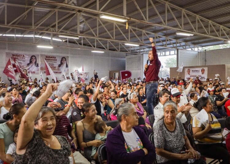 Entusiasmo y apoyo, respaldan 8 cierres regionales de campaña de Pepe Saldivar