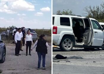 Muere mujer en choque automovilístico de equipo de Sheinbaum