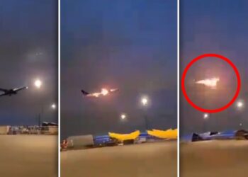 Avión se incendia en pleno vuelo y aterriza de emergencia en Canadá