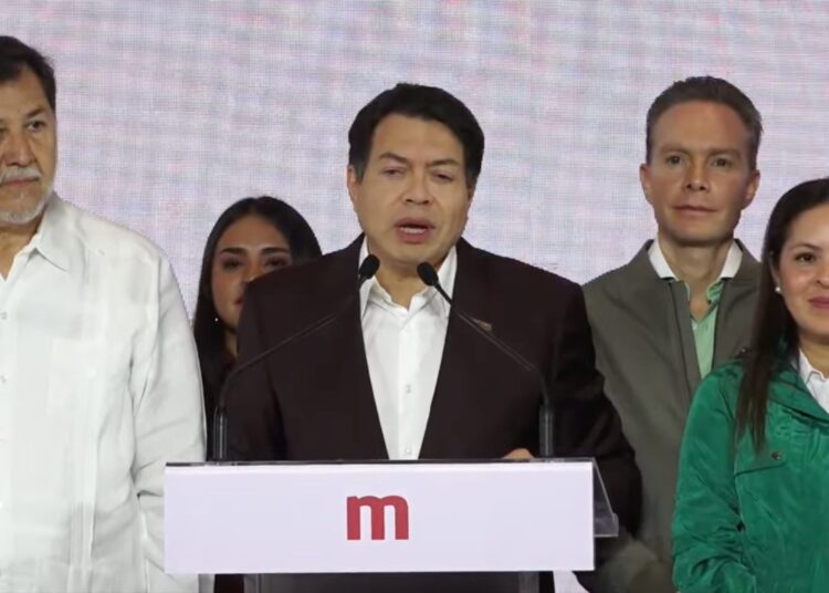 Adelanta Mario Delgado triunfo contundente de Morena, al terminar jornada electoral