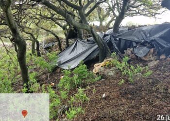 Destruyen campamento delincuencial de vigilancia en Villanueva