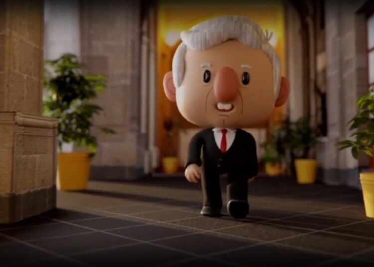 VIDEO: AMLO estrena caricatura animada en intro de La Mañanera