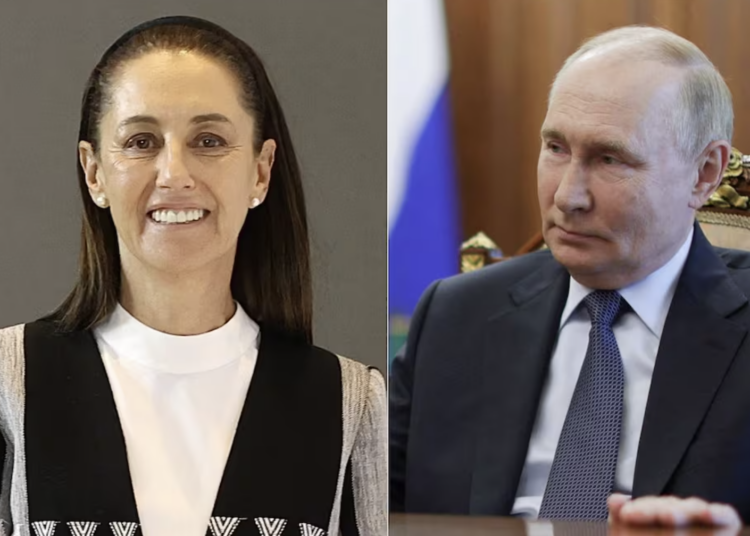 Claudia Sheinbaum invita a Vladimir Putin a su toma de protesta como Presidenta de México