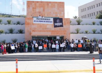 Barras y colegios de abogados zatecanos, se solidarizan con protesta contra reforma judicial