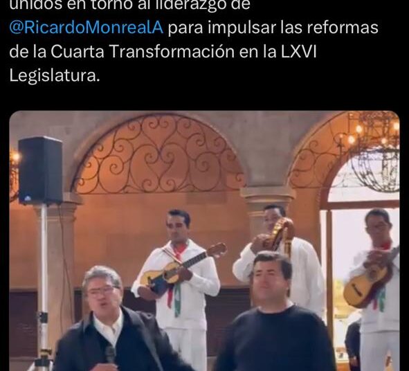 Pedro Haces es mi segundo, afirma Ricardo Monreal; “lo quiero y me ha ayudado mucho”
