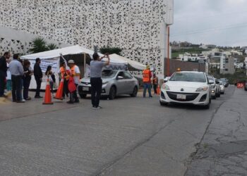 Llega caravana zacatecana a SLP; protestan en contra de la reforma judicial