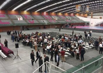 Por manifestaciones en Congreso, diputados sesionan en la Magdalena Mixhuca para aprobar reforma judicial