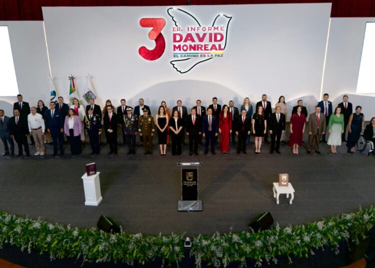 Destaca gobernador avances en seguridad en su Tercer Informe