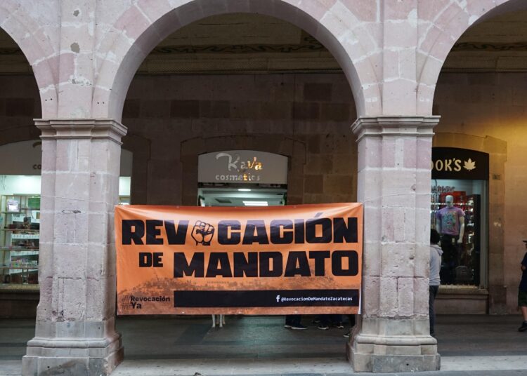 Avanza la recolección de firmas para la revocación de mandato del gobernador Monreal