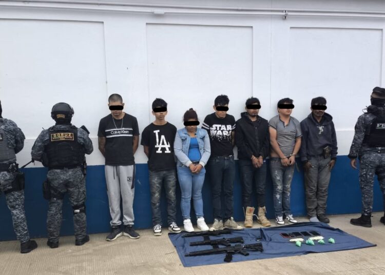 Detienen a siete presuntos delincuentes en Villanueva, originarios de Jalisco y Oaxaca
