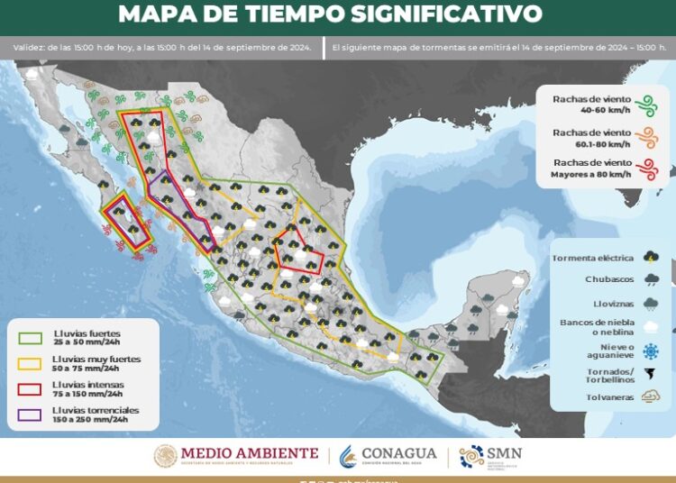 Tormenta tropical ‘Ileana’ tocará tierra en México: esta es su trayectoria