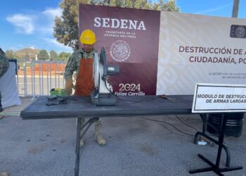 Destruye el Ejército Mexicano 127 armas de alto poder y 107 cortas