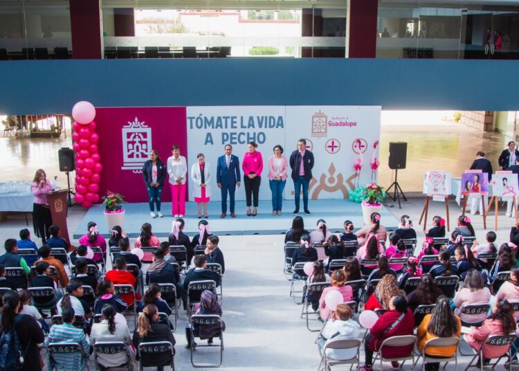 Impulsa ayuntamiento Guadalupe actividades de lucha y prevención contra cáncer de mama