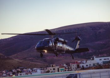 Aterrizó en Zacatecas el primer helicóptero artillado Black Hawk, para combatir a los cárteles
