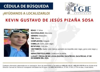 Arbitro pide ayuda para el regreso de su hijo; desapareció hace 13 días