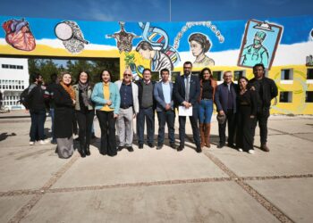 Ciencias de la Salud tiene un mural icónico en la entrada a su edificio en Capus S XXI UAZ
